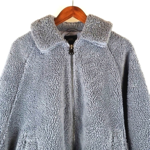 Urban Outfitters Gray Oversized Teddy Jacket‎ - Picture 2 of 6